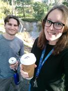 Tell and I at the top of the Yarra